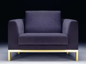 PL-RELAX - Upholstered armchair with armrests - Armchair by Vela Arredamenti