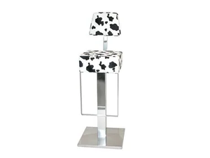 SG018 - Eco-leather stool with back - Stool by Vela Arredamenti