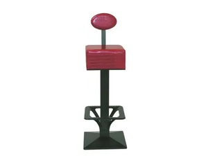 SG052 - Eco-leather stool with footrest - Stool by Vela Arredamenti
