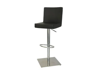 SG090 - Eco-leather stool height-adjustable with back - Stool by Vela Arredamenti
