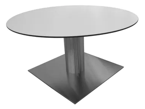 SLIM-76-X - Round stainless steel table - Table by Vela Arredamenti