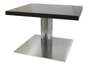 SLIM-96-4-X - Square stainless steel table - Table by Vela Arredamenti