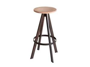 WEST - Wooden barstool - Stool by Vela Arredamenti
