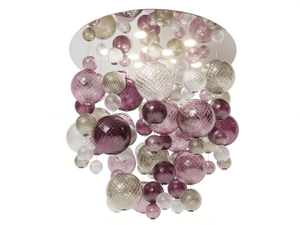 BALLOTON - Handmade blown glass ceiling lamp - Ceiling lamp by VENINI
