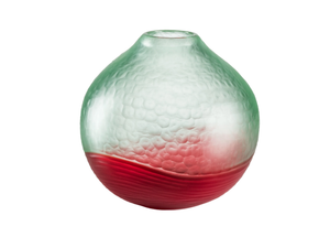 BATTUTO BICOLORE - Blown glass vase - Styling by VENINI