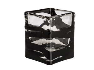 BLACK BELT QUADRO - Blown glass vase - Styling by VENINI
