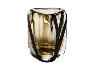 BLACK BELT TRIANGOLO - Blown glass vase - Styling by VENINI