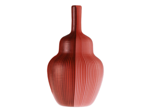 TESSUTI BATTUTI - Handmade blown glass vase - Styling by VENINI