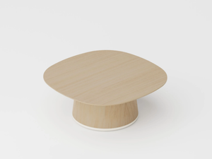 CONIC - Square wooden coffee table - Coffee table by Vergés