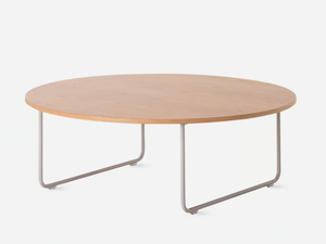 DULA - Round wooden coffee table - Coffee table by Vergés