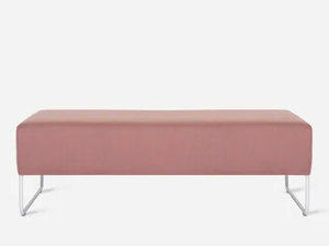 DULA - Upholstered modular fabric bench - Bench by Vergés