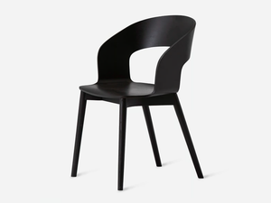 GOOSE - Ash chair with armrests - Chair by Vergés