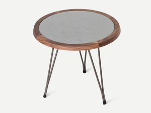 MIM - Round powder coated steel coffee table - Coffee table by Vergés