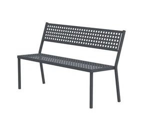 ALICE - Metal garden bench - Bench by Vermobil