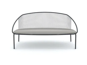 ARIA - 2 seater metal garden sofa - Sofa by Vermobil