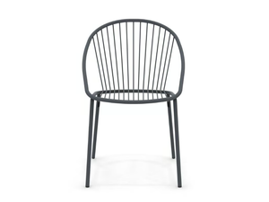 ARIA - Stackable metal chair with armrests - Chair by Vermobil