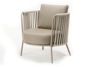DAISY ROPE - Garden easy chair with armrests - Armchair by Vermobil