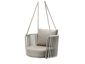 DAISY ROPE - Hanging fabric garden armchair - Armchair by Vermobil