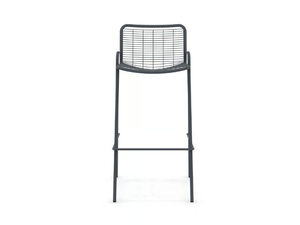 ROMA - Metal barstool with footrest - Stool by Vermobil