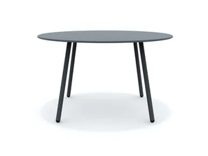 ROMA - Round metal garden table - Table by Vermobil