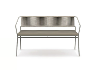 SLOT - 2 seater metal garden sofa - Sofa by Vermobil