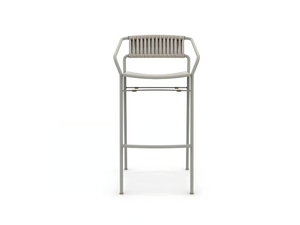 SLOT - Stackable high metal garden stool - Stool by Vermobil