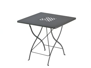 SPRINGTIME - Square metal garden table - Table by Vermobil