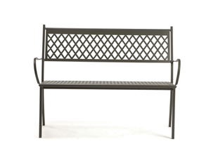 SUMMERTIME - Stackable metal garden bench - Bench by Vermobil