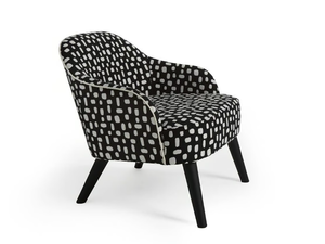 CARMEN 54 - Fabric armchair with armrests - Armchair by Very Wood