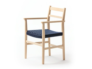 LISBOA BARRIO 02 - Wooden chair with armrests - Chair by Very Wood
