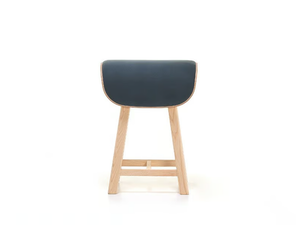 RODEO 06 - High upholstered fabric stool with footrest - Stool by Very Wood