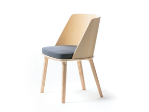 SATURDAY 11 - Wooden chair with integrated cushion - Accessories by Very Wood