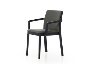 URBAN 02 - Stackable chair with armrests - Chair by Very Wood