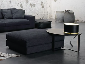 HOLDEN - Fabric pouf with removable lining - Pouf by Verzelloni