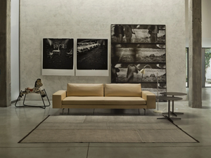 IRVING - Sectional leather sofa - Sofa by Verzelloni