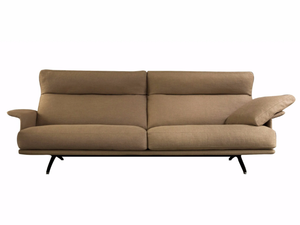 NILSON - 3 seater fabric sofa with removable cover with headrest - Sofa by Verzelloni