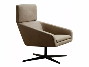 SILLÓN - Fabric easy chair high-back with removable cover - Armchair by Verzelloni