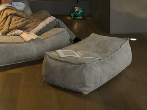 ZOE - Rectangular fabric pouf - Pouf by Verzelloni