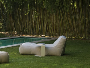 ZOE - Upholstered fabric Garden daybed - Sofa by Verzelloni