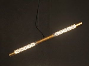 FUSE - LED glass and steel pendant lamp - Ceiling lamp by Vesoi