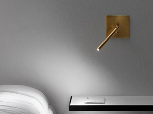 PUNTINA - LED recessed metal reading lamp - Floor lamp by Vesoi
