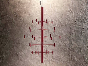 SCAR - LED brass chandelier - Ceiling lamp by Vesoi