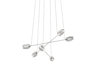 DAMASCO SP 6 P - Glass chandelier - Ceiling lamp by Vetreria Vistosi