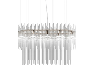 DIADEMA SP O2 - Glass chandelier - Ceiling lamp by Vetreria Vistosi