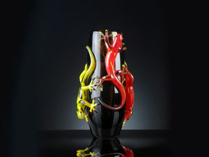 BIG 4 GECKOS - Glass vase - Styling by VGnewtrend