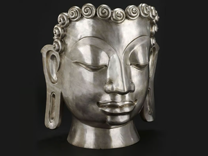 BUDDHA MASK - Bronze sculpture - Styling by VGnewtrend