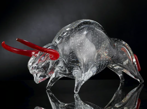 BULL - Glass decorative object - Styling by VGnewtrend