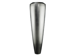 OBICE FOGLIA ARGENTO - Polyethylene vase - Styling by VGnewtrend