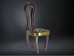 SILHOUETTE - Leather chair open back - Chair by VGnewtrend