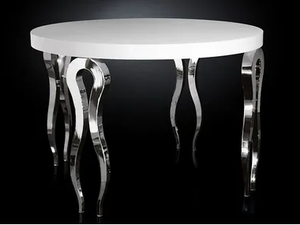 SILHOUETTE - Round steel high table - Table by VGnewtrend
